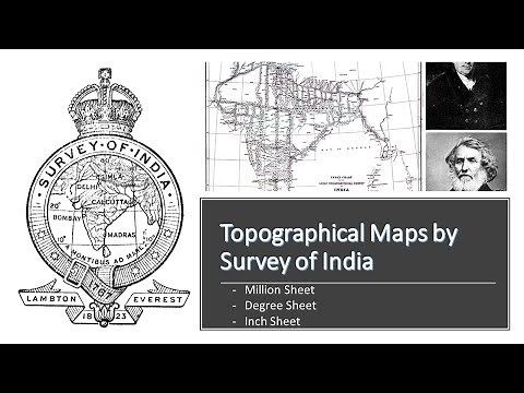 Topographical Maps by Survey of India | Million sheet, Degree Sheet| Gate geomatics engineering #ge