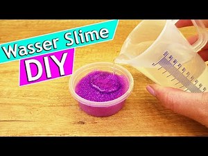 DIY Slime mit Wasser?! DIY Schleim Experiment | Water Slime selber machen | DIY Kids Idee