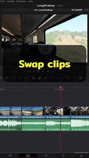 How to Swap Clip on Timeline - DaVinci Resolve Tutorial