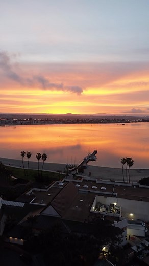 11K views · 233 reactions | Dawn over Mission Bay today!  . . . #missionbay #missionbeach #pacificbeach #california #socal #beautiful #home #instagood #picoftheday #ocean #beachlife #love #paradise #grateful #sunrise #dawn #2025 | Mission Beach San Diego | Facebook