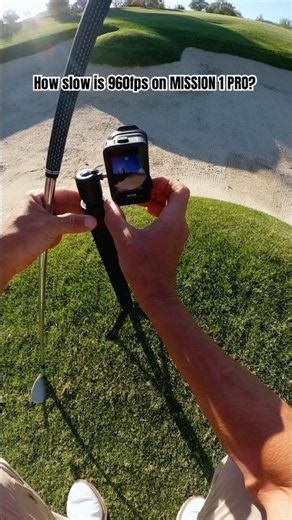 32x Slow Motion Golf Shot 🎬 AJ Sjostrom #GoPro