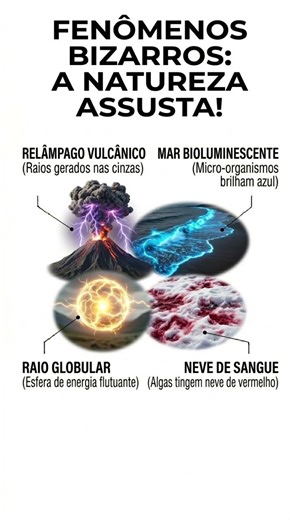 FENÔMENOS BIZARROS: A NATUREZA ASSUSTA!