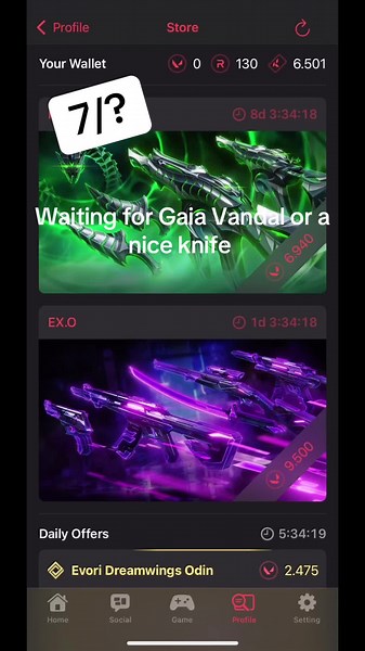 Gaia Vandal: Discovering the Phantom Knife