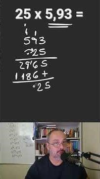 Como multiplicar números decimais corretamente (conta armada)