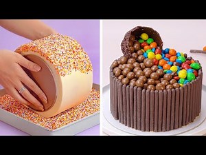Fancy Chocolate Cake Decorating Idea | Chocolate Cake Hacks | So Yummy Cake Tutorials