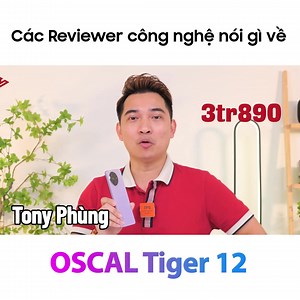 Cùng xem các reviewer uy tín hàng đầu Việt Nam nhận xét gì về OSCAL TIGER 12 ! -------- Chỉ còn hơn 1 ngày để đặt trước OSCAL TIGER 12! 👉 3 lựa chọn màu sắc: Tím Bồng Bềnh - Xanh Thiên Thanh - Xám Vân Vũ ===> Tham khảo ngay tại c.m.t 👇 #oscal #tiger12 #smartphone | Hoàng Hà Mobile