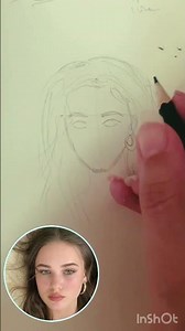 Four-points portrait method | Sketch a face loosely ✨