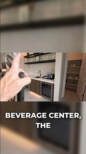 Entertainment Hub: Wet Bar, Wine Fridge & Pantry