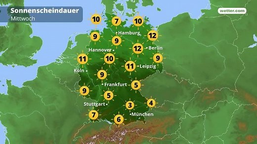 Deutschlandwetter – Wetter für heute, morgen und die Aussichten | wetter.com
