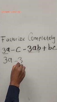 This is not a cheap Factorization Question | Grade 12 Mathematics Paper 1