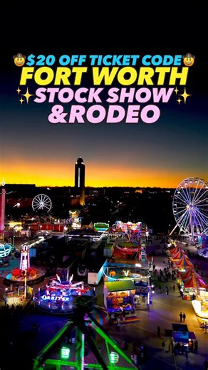 ✨🤠 FORT WORTH STOCK SHOW & RODEO IS BACK AND WE HAVE A $20 OFF DISCOUNT CODE🎡✨ #FortWorthLoveList // It’s rodeo season and we teamed up with the @GametimeApp to give you $20 off your Fort Worth Stock Show Rodeo tickets at Dickies! 🎉 (terms apply) If you’ve never used the Gametime app, it’s one of the easiest ways to find and buy tickets to live events - regardless of if you’re last minute or even looking for a smoking deal just after the event starts. The app has plenty of tickets available f