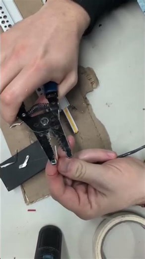 LED strip assembly. #diylights #LEDstrip