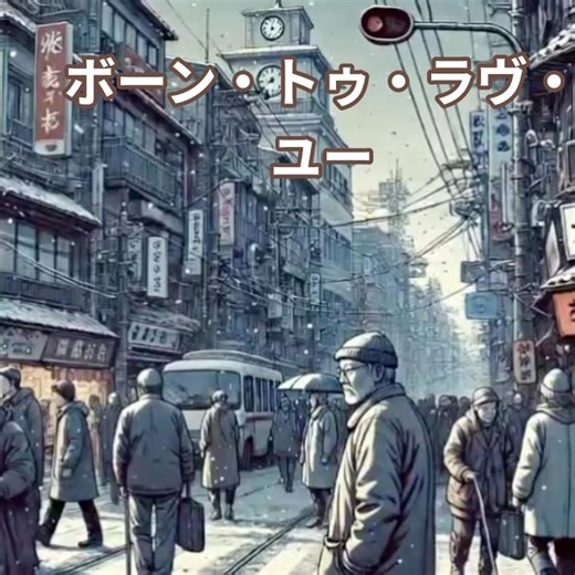 昭和な世界 シニア アニメ ボーン・トゥ・ラヴ・ユー クィーン #music