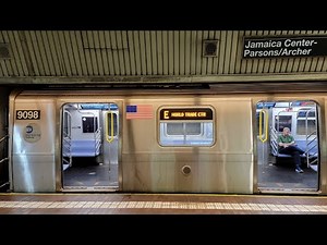 NYC Subway | R160B (E) Train Announcements | Jamaica Center - World Trade Center |