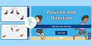 Position and Direction Odd One Out Activity