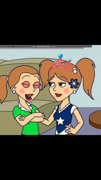 Stephanie hugs Gina! #shorts #goanimate