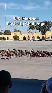 U.S. Marines Push Up Challenge! 🦅💪🇺🇸