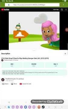 Wow! Wow! Wubbzy! (2006) Bumpers Nick Jr. (2012)