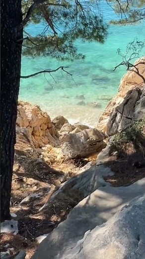 Beach Walk trail above the coast in Croatia