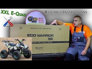 XXL 1000W 48V Shaft Drive Quad Bike - Full Assembly Instructions - Warrior fromNitro Motors