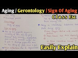 Detail Explanation On Aging Topic | Gerontology | Class 12