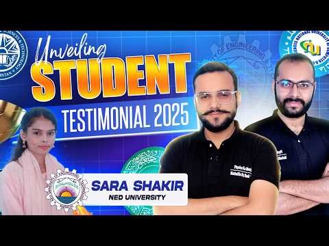 Success Story ft. Sara Shakir | Top Position – NED University 2025 | High Achiever