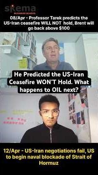 Professor Predicts US–Iran Ceasefire Will Fail & Brent Above 100 #shorts #brent #usiran