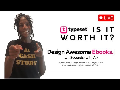 Creating an Ebook With AI LIVE - Is Typeset Worth It? 5 Things to Know