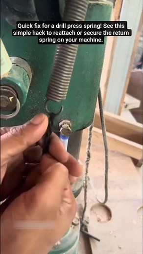 Drill Press Spring Repair
