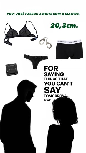 Você Dormiu com Draco Malfoy: Uma Experiência Inédita