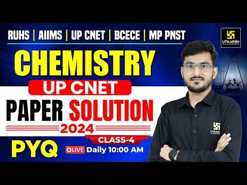 PYQs | Chemistry#05 | UP CNET 2023 Paper Solution |BSc Nursing &Paramedicalntrance Exams|Manohar sir