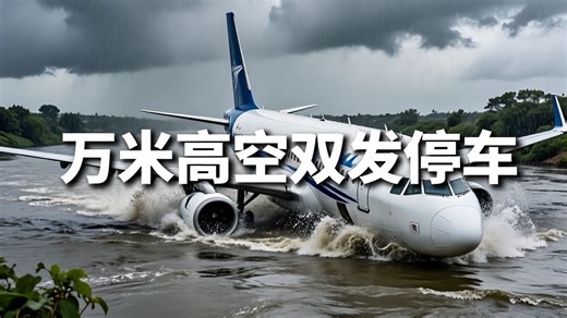 【AI纪录片】双引擎同时熄火！印尼鹰航421号班机如何在万米高空上演生死迫降？