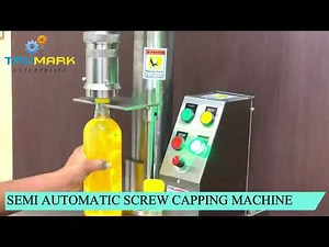 SEMI AUTOMATIC SCREW CAPPING MACHINE