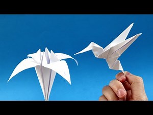 How to make Origami Hummingbird