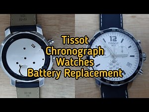 How to change Tissot Chronograph Watches Battery | Watch Repair Channel