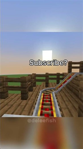 I built a Wooden Roller Coaster in Minecraft!