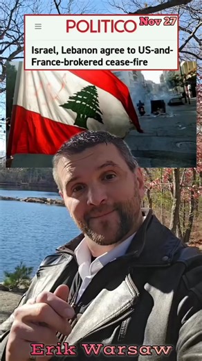 News Update: Lebanon Ceasefire Update, Opinion #lebanon #erikwarsaw Erik Warsaw | Linda Wolfe