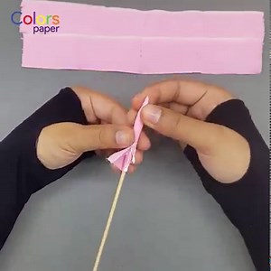 Dear viewers welcome to Colors Paper. Today I am sharing beautiful DIY crepe paper flower making instructions step by step. I have shown how to make flowers with easy steps. You can use the flower for decorating your room. Easy DIY Paper Craft. | Colors Paper
