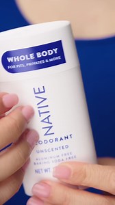 With 72-hour odor protection, Native’s Whole Body Deodorant does more than mask odors. | Native