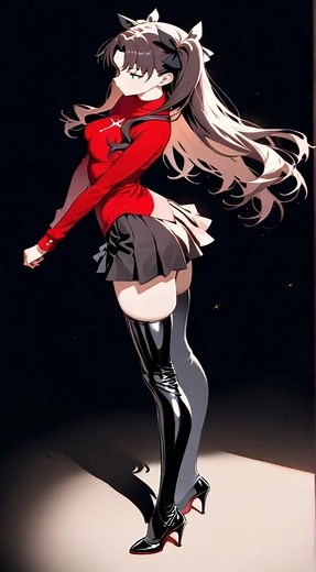 Rin fate stay night #rin #tohsaka #fate #anime #manga