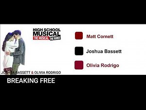 Olivia Rodrigo, Joshua Bassett, Matt Cornett - Breaking Free (HSMTMTS | Disney+) [Lyrics]