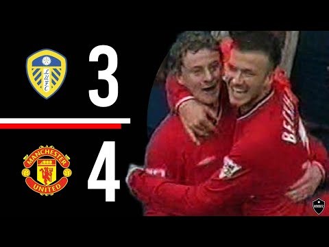 Leeds United v Manchester United | Seven goal Thriller | Highlights | 2001/2002
