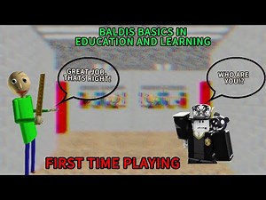 Playing Baldi’s Basics on Mobile for the First Time!