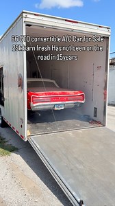 1966 GTO convertible AC car will be for sale barn fresh barn find #gto #convertible #airconditioner #pontiac #forsale #25k | Robert Wolfe Picker