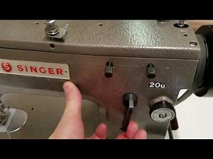 Singer 20U-33 zig zag adjustment
