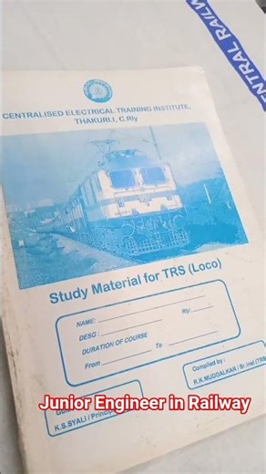 Railway Je Training Centre #rrb #cr7 #rrbje #travel #job #training #railway