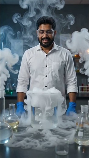 Dry Ice + Warm Water Experiment | Why Does Thick White Fog Form?