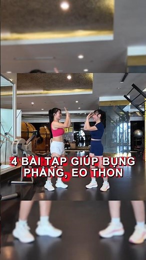 4 Bài tập giảm mỡ bụng đơn giản tại nhà #giammo #tapbung #eothon
