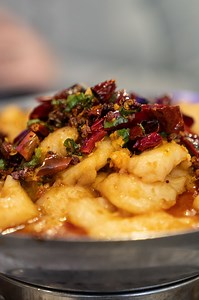 Where does Chef Tiffani Faison eat in Boston when she’s not working? Yes, Chef is a series from Boston.com that asks local chefs where they love to go eat in the city. For dinner, Tiffani Faison said she's going to Taiwan Cafe and ordering one of her favorite dishes: the Szechuan-style white fish, topped with chilis and sitting on a bed of enoki mushrooms and napa cabbage. "It’s centering for me. I get it when I come home from travel," she said. Read more of Faison's dining recommendations: http