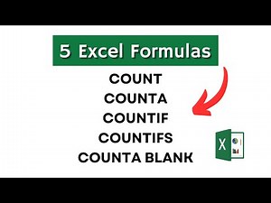 Complete Tutorial of COUNT Formulas in MS Excel